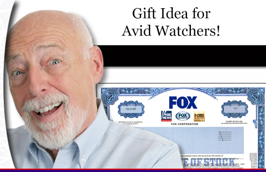 older man with fox news stock with text that says gift idea for avid watchers