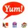 Yum! Brands share logo