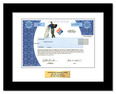 framed Dominos stock gift